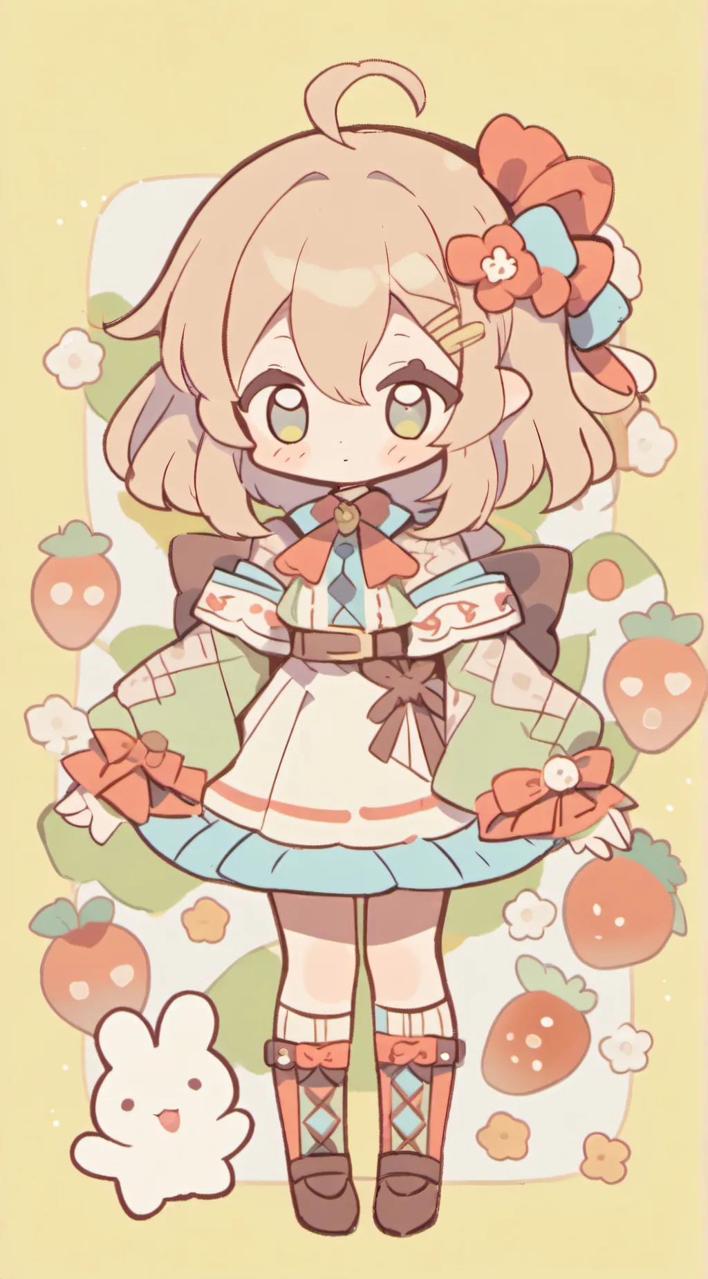 ai character: belly  background