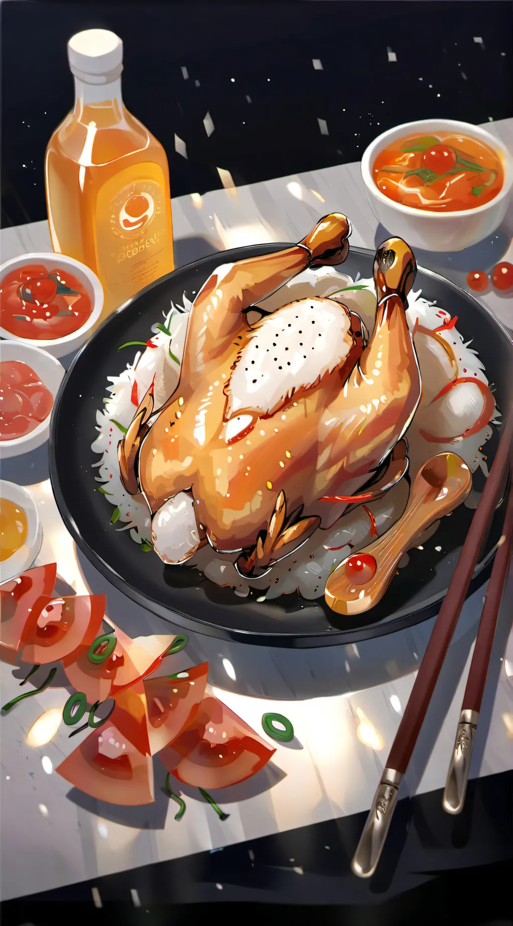 ai character: Simon says 🥰🥰 background