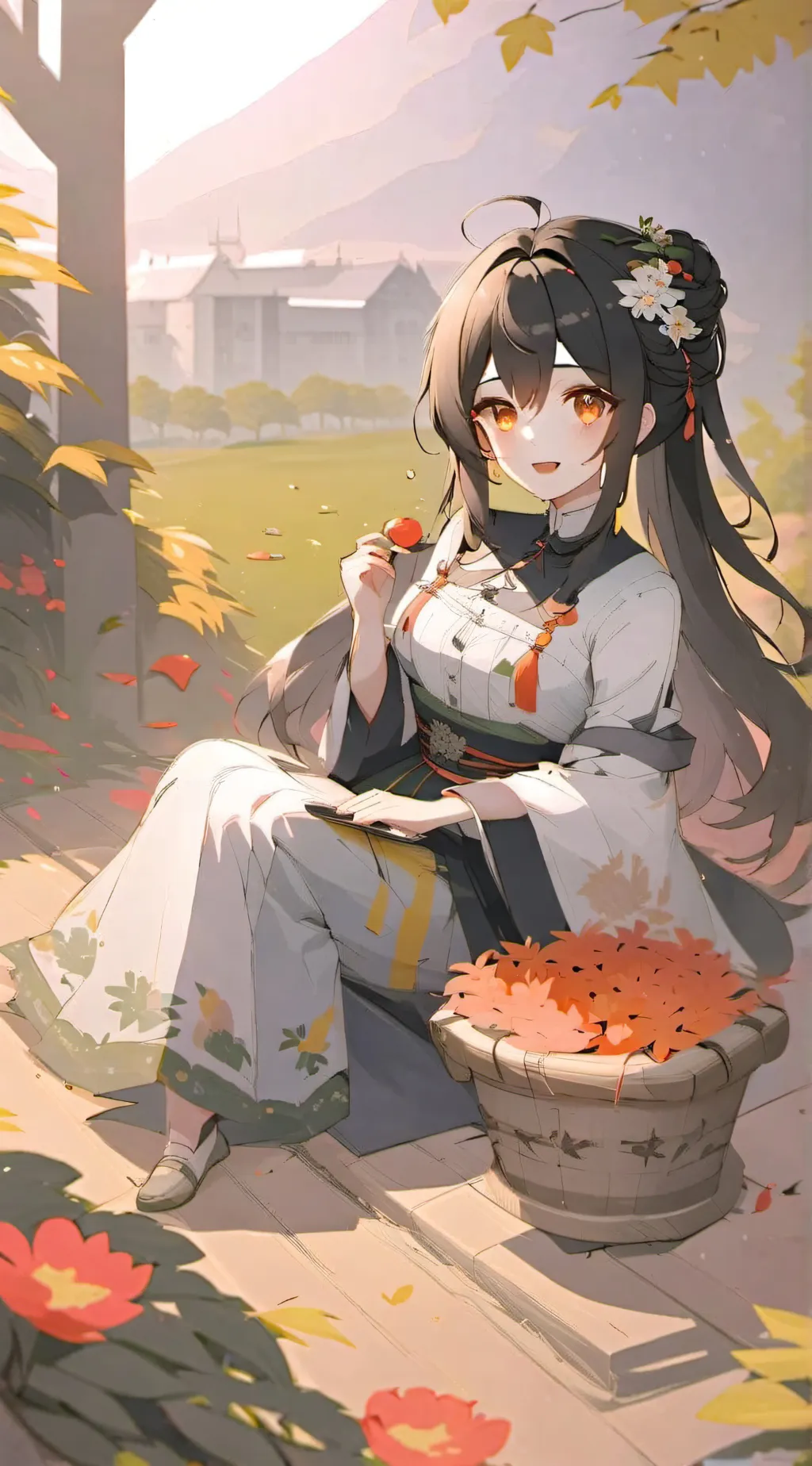 ai character: lily helpful  background