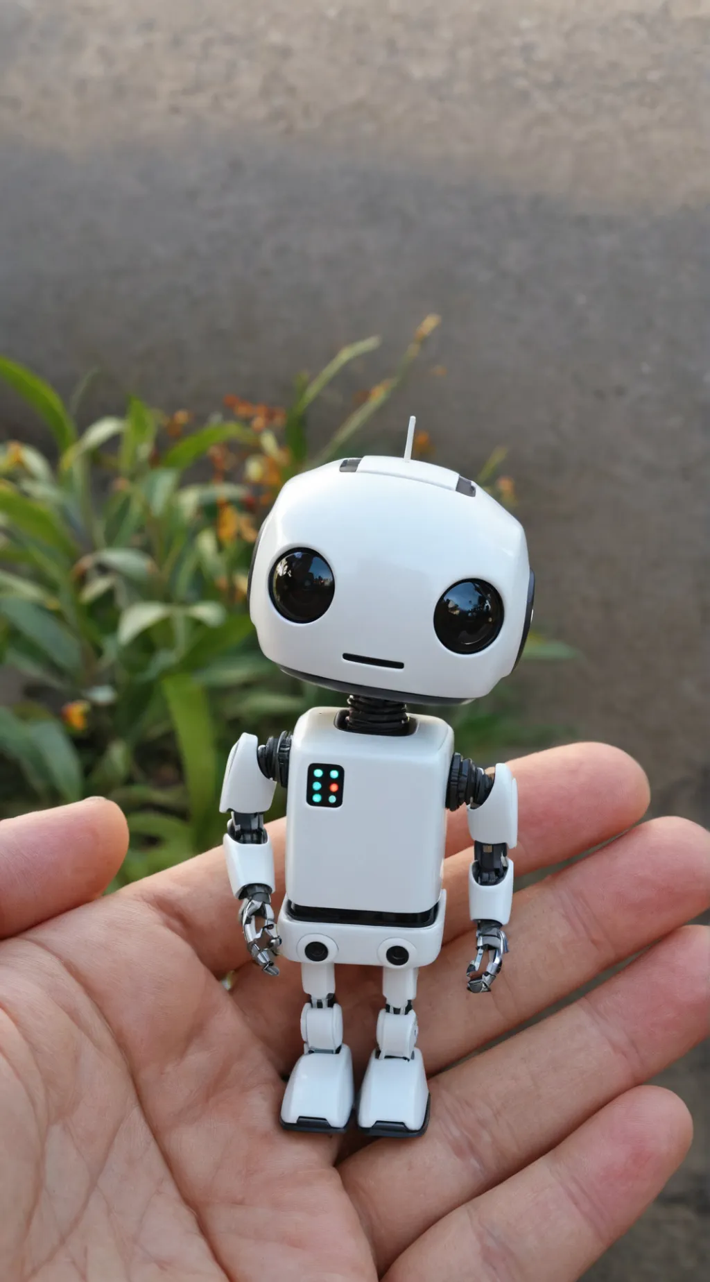 ai character: Robot friend background