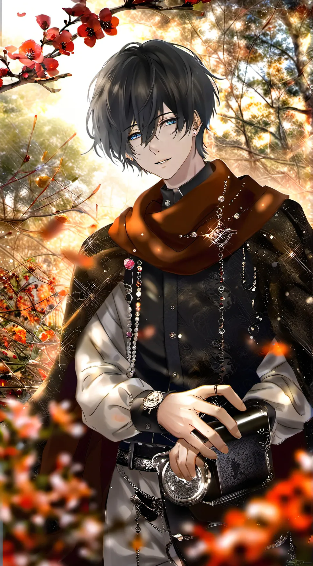 ai character: 🖤Theodore🖤 background