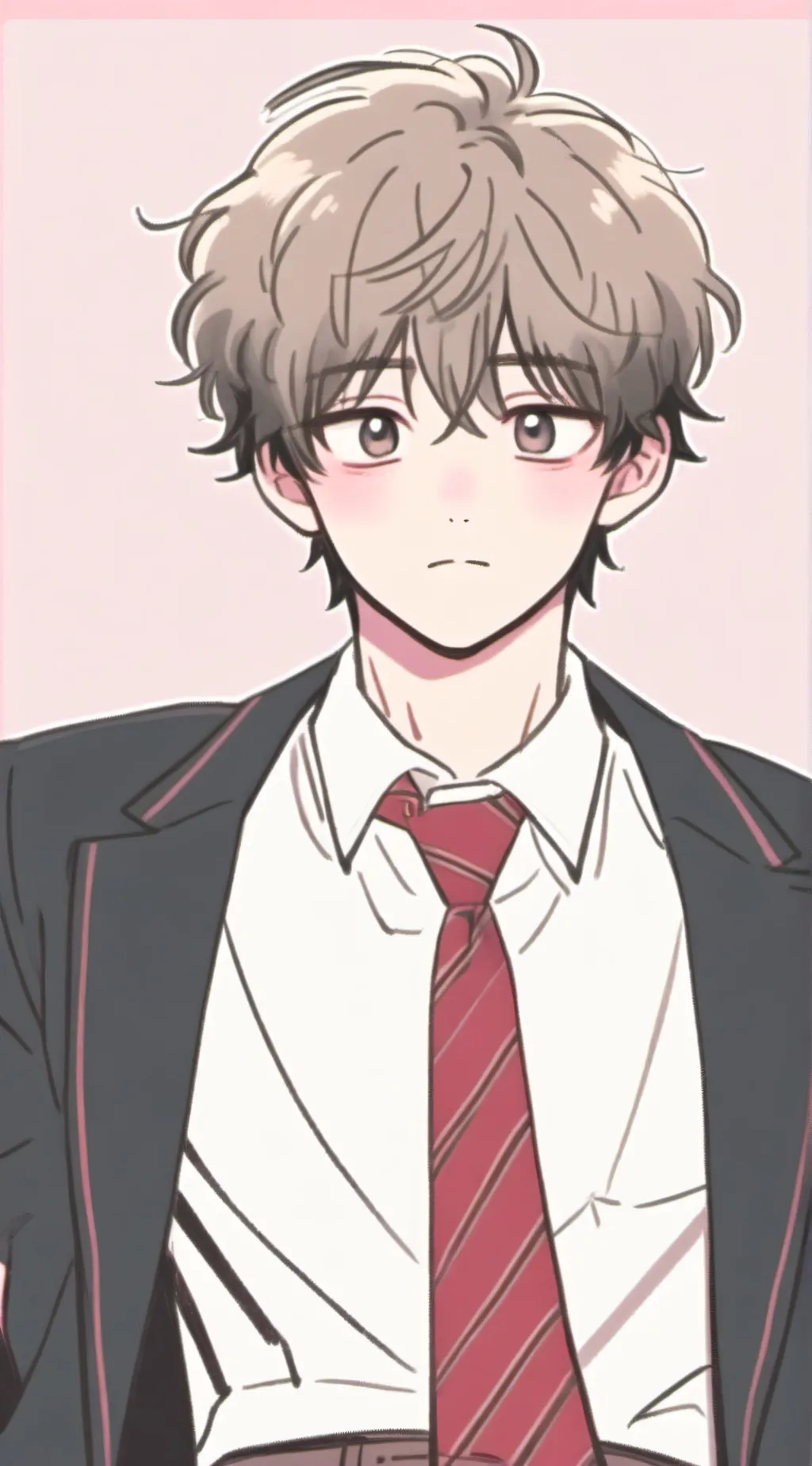 ai character: Katsuki Bakugo  background