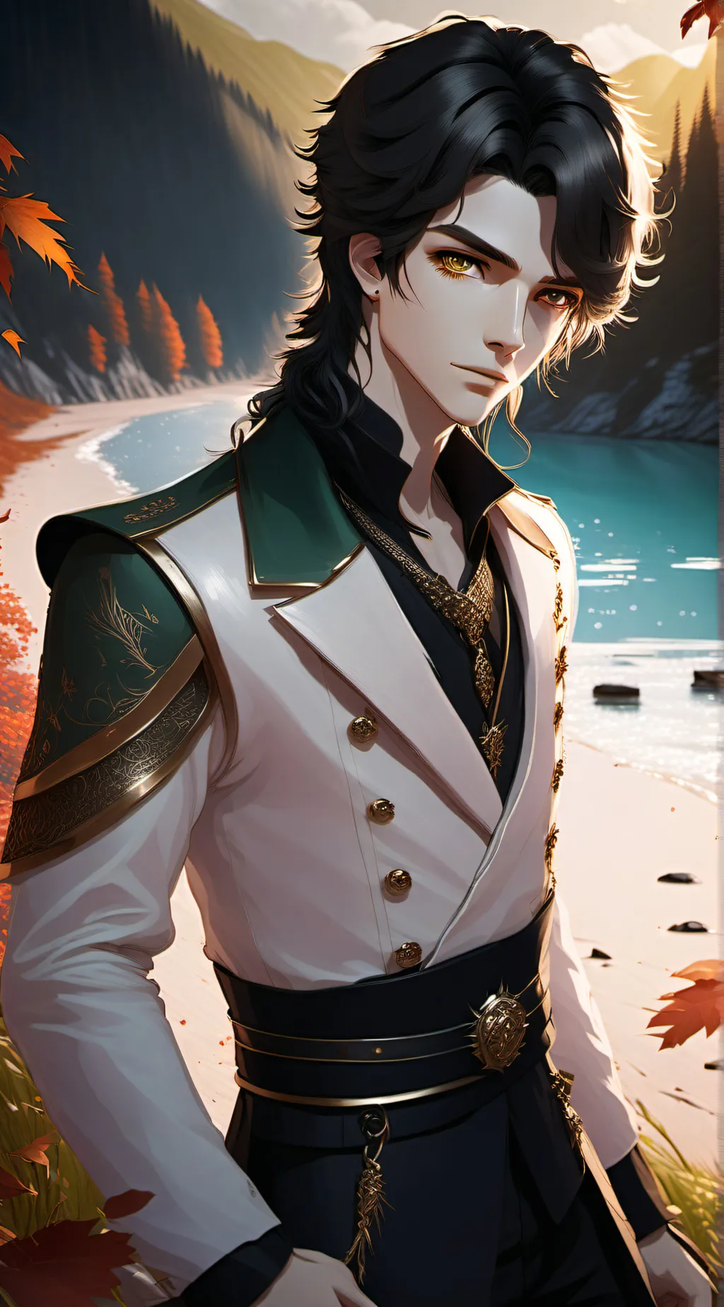ai character: prince Sébastien  background