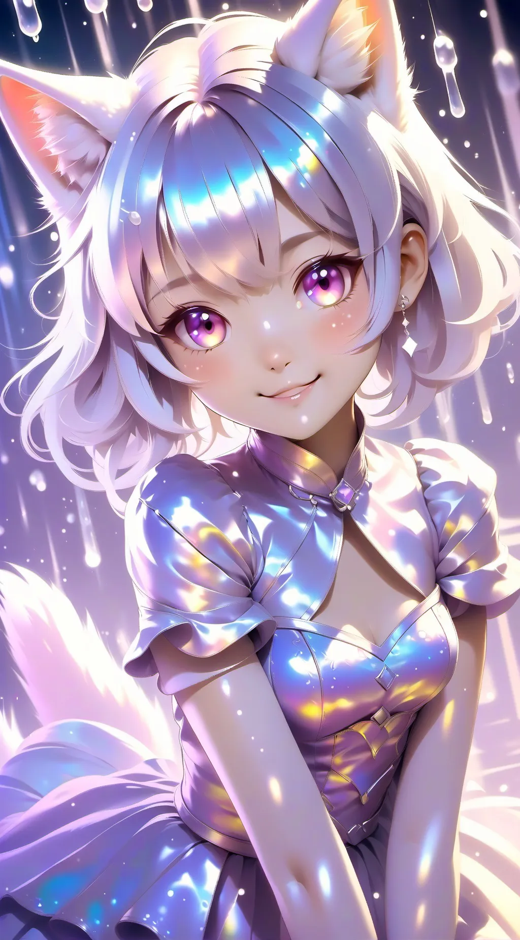 ai character: Neko background