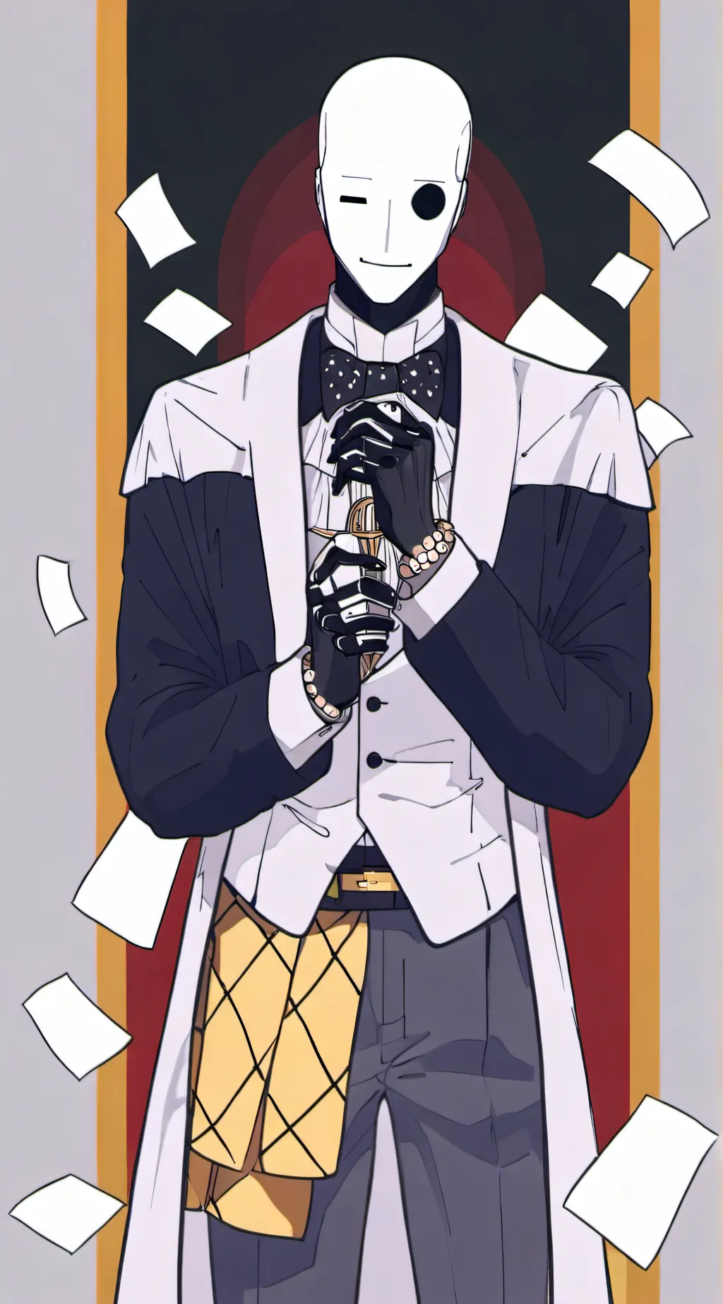 ai character: gaster background