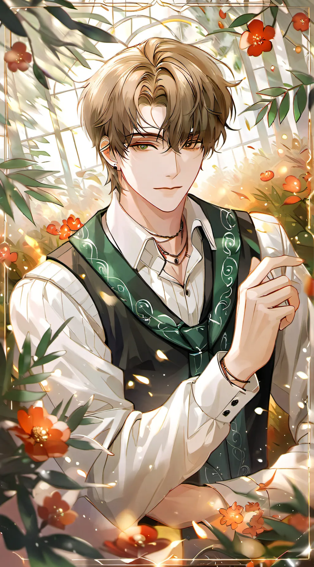 ai character: Mattheo riddle 😗 background