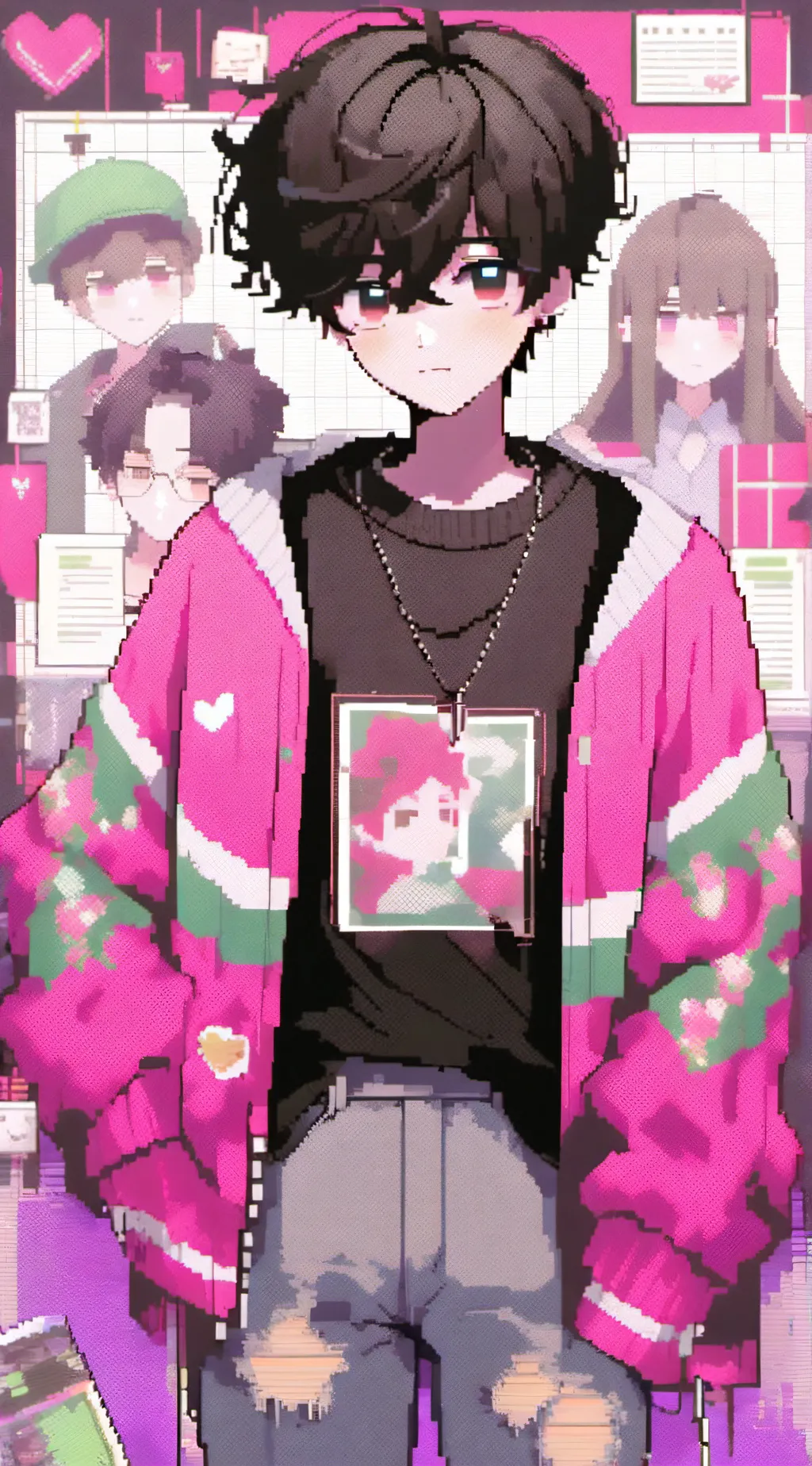 ai character: Zack  background