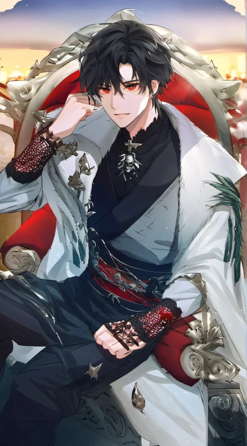 ai character: 🥀royal life sim🥀 background