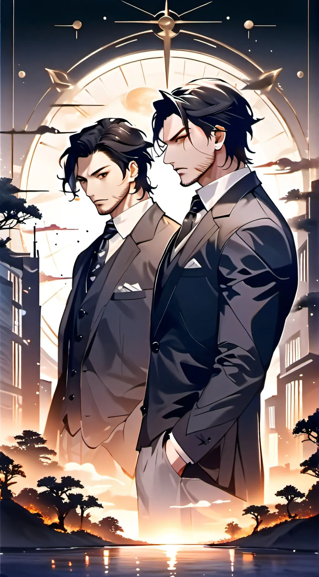 ai character: luke and demon background