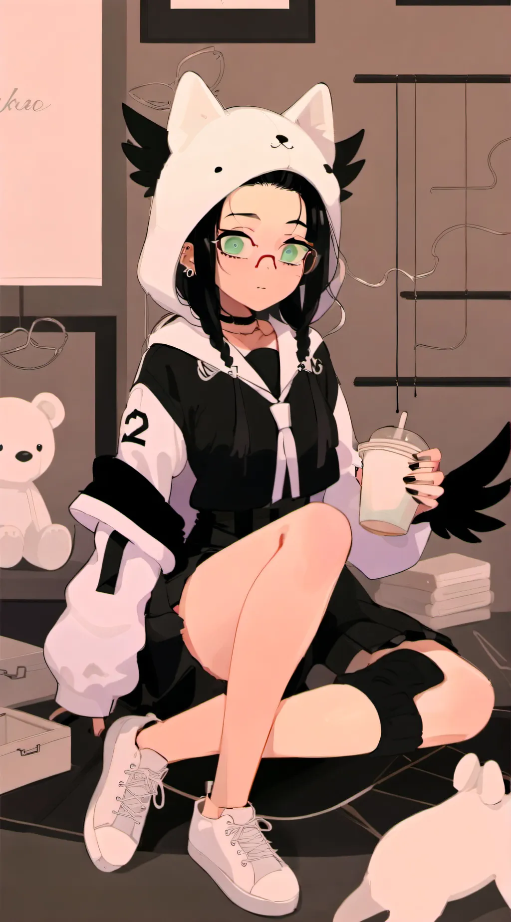 ai character: Harmony background