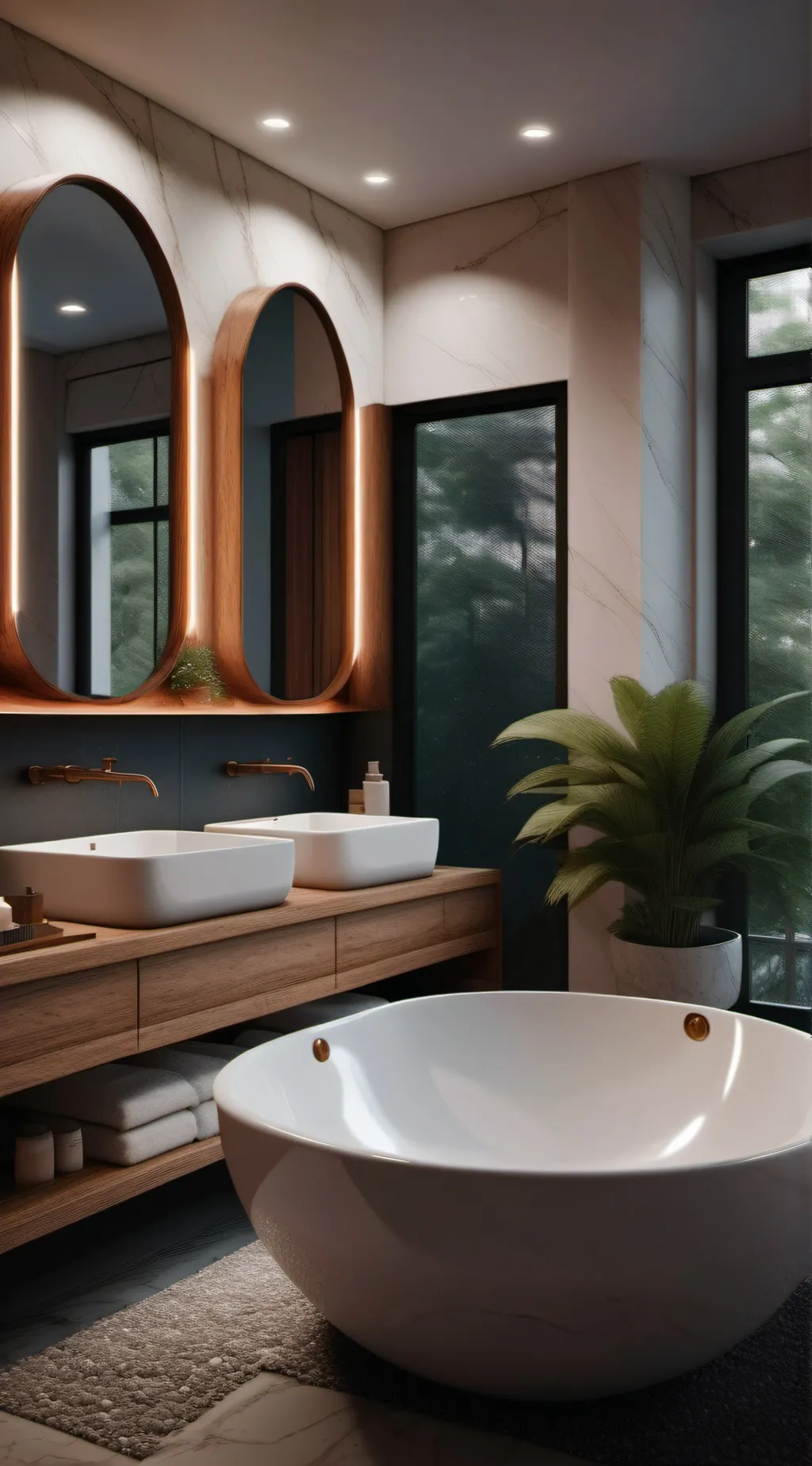 ai character: Sus bathroom  background