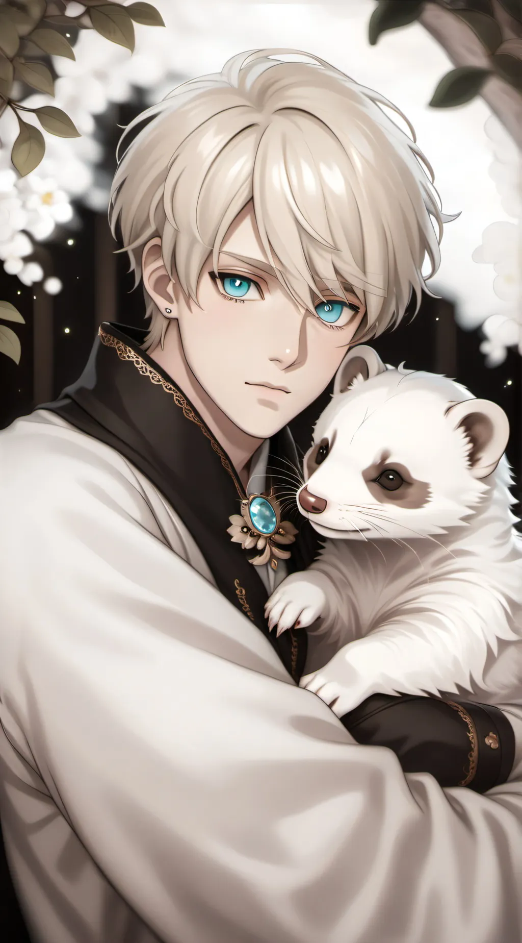 ai character: Draco Malfpurrs💚 background