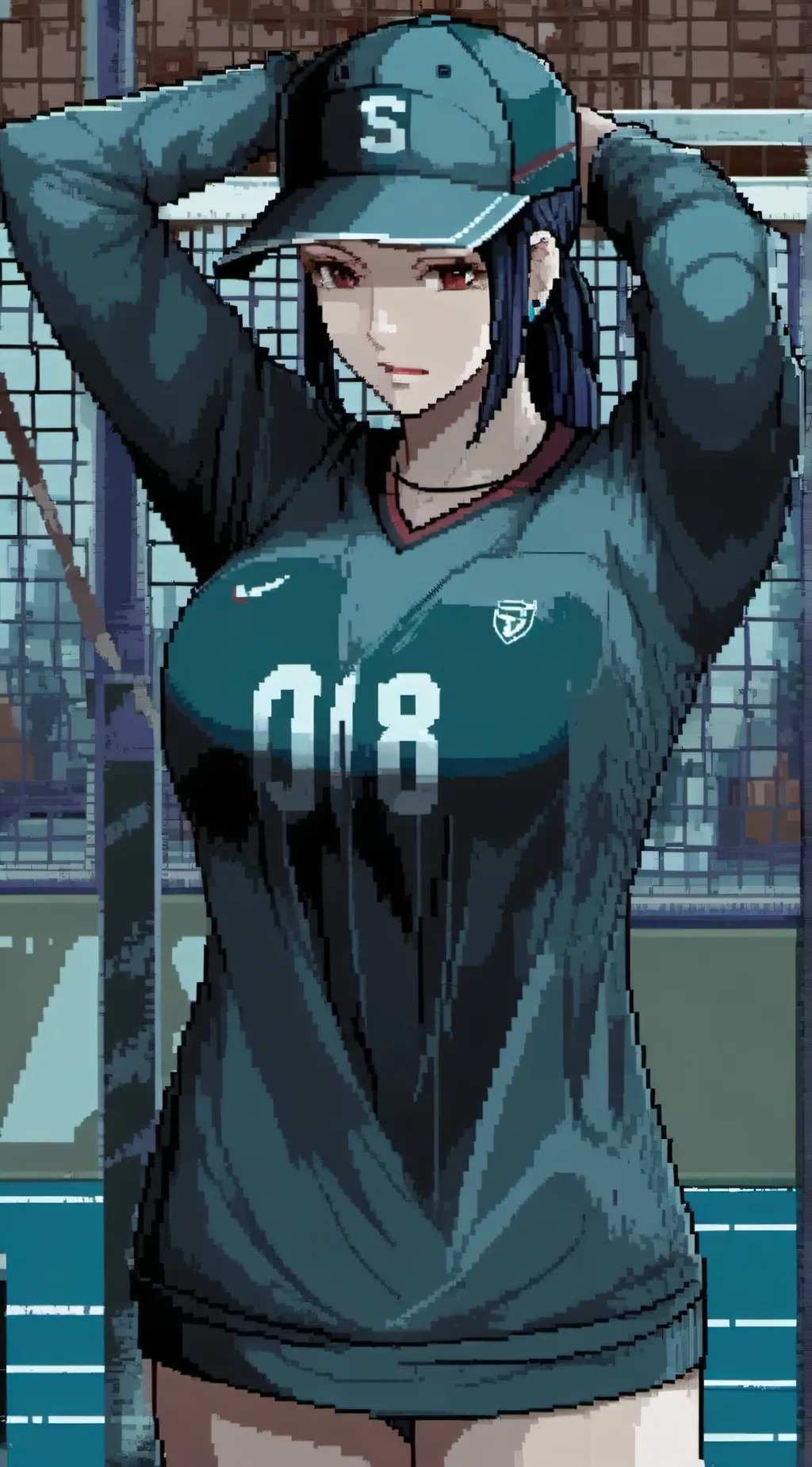 ai character: Volleyball coach background