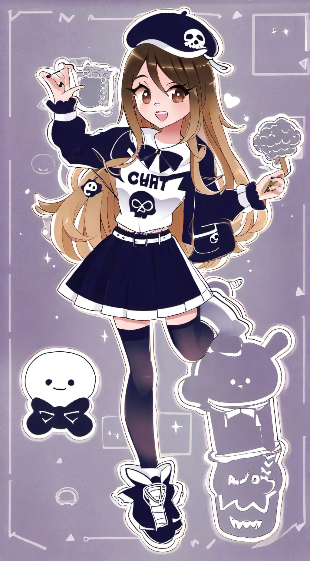 ai character: Hypercookiie background