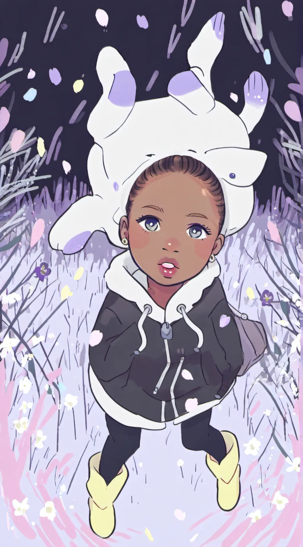 ai character: young man background