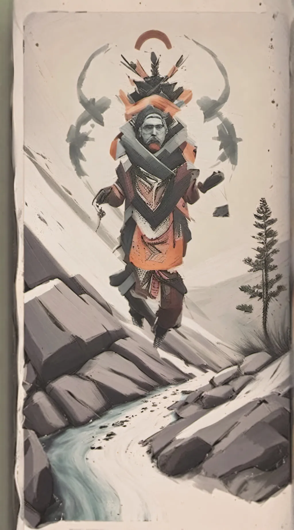 ai character: X background