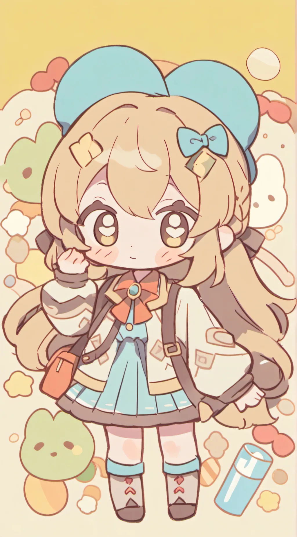 ai character: Kamilathewolf  background