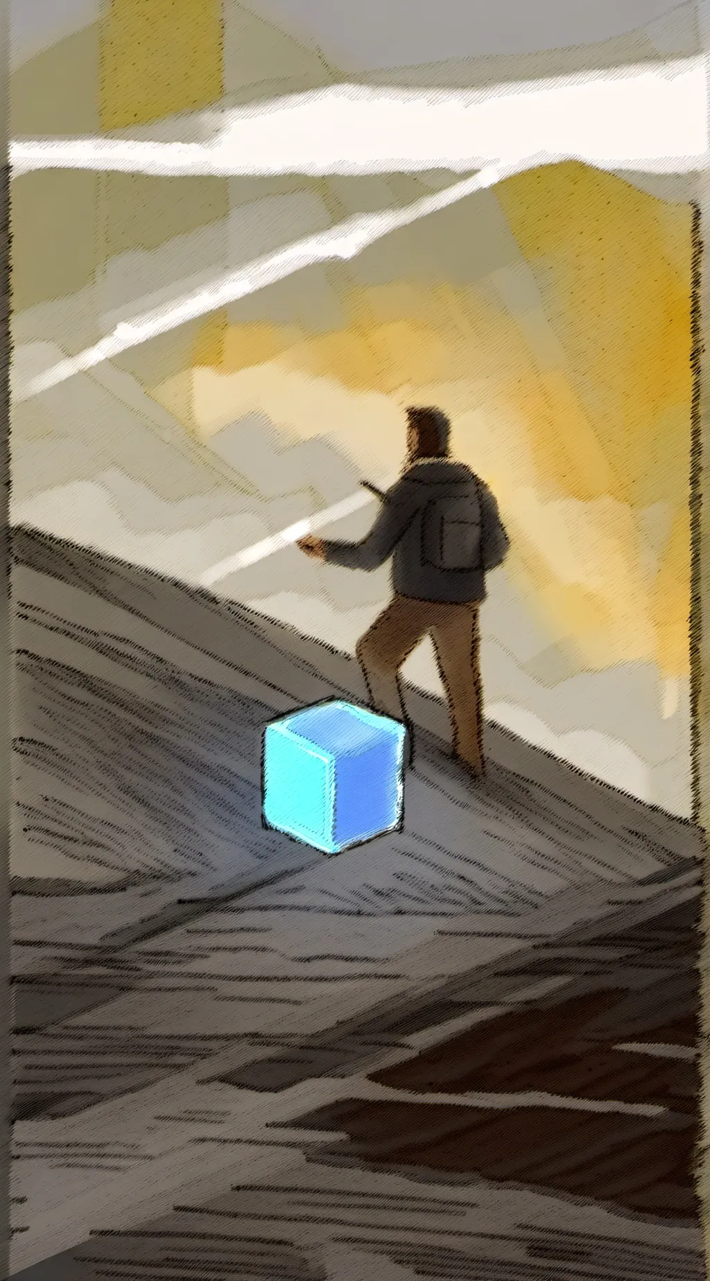 ai character: Cuber background