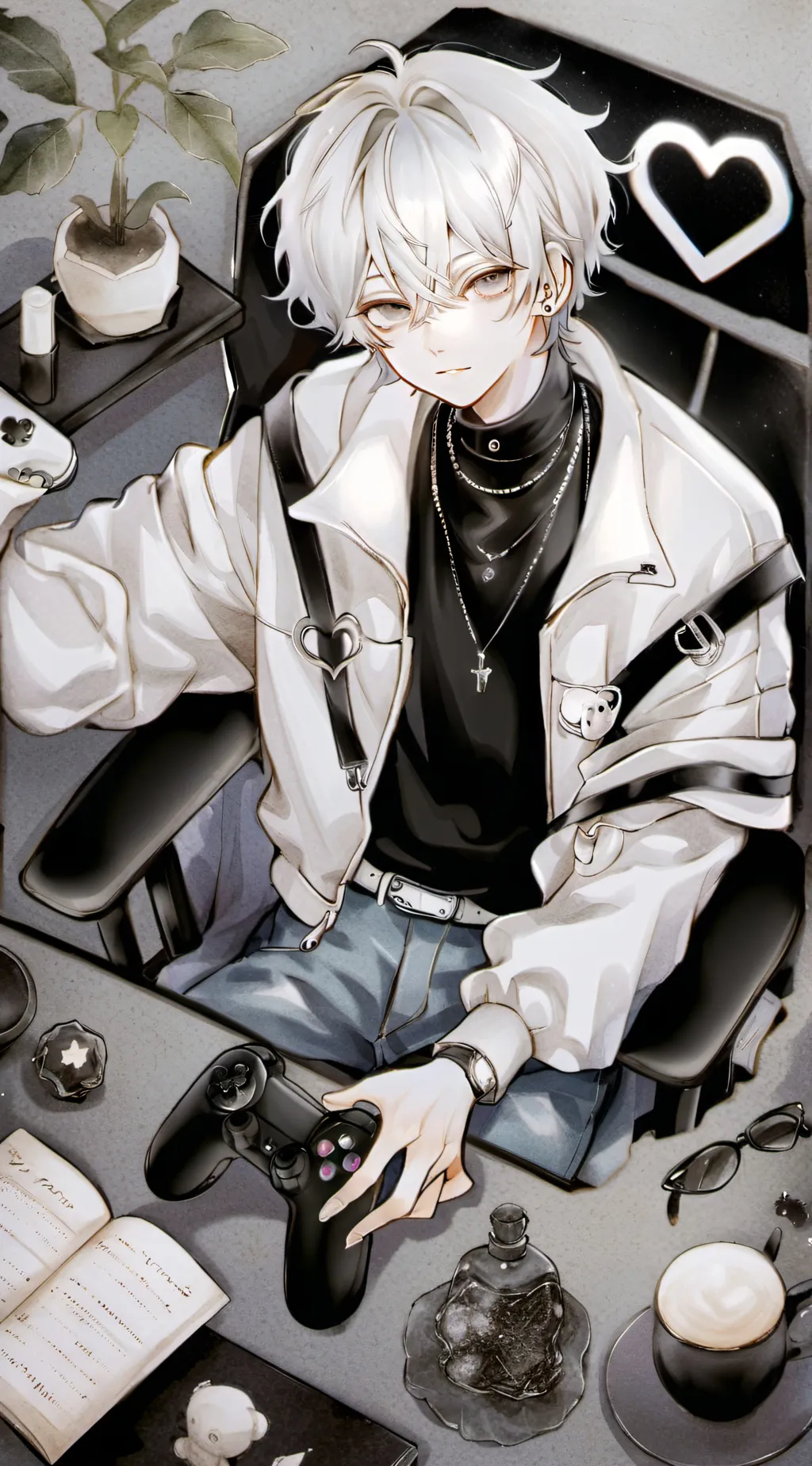 ai character: ~𝕖𝕟𝕫𝕠~ background