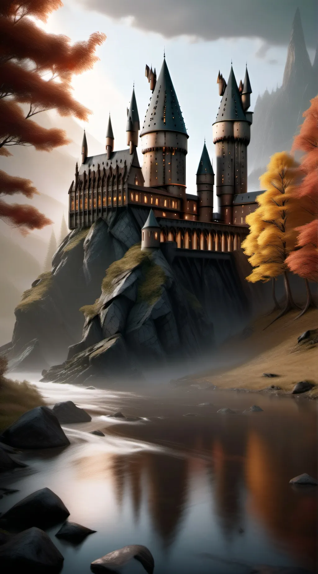 ai character: Gay Hogwarts  background