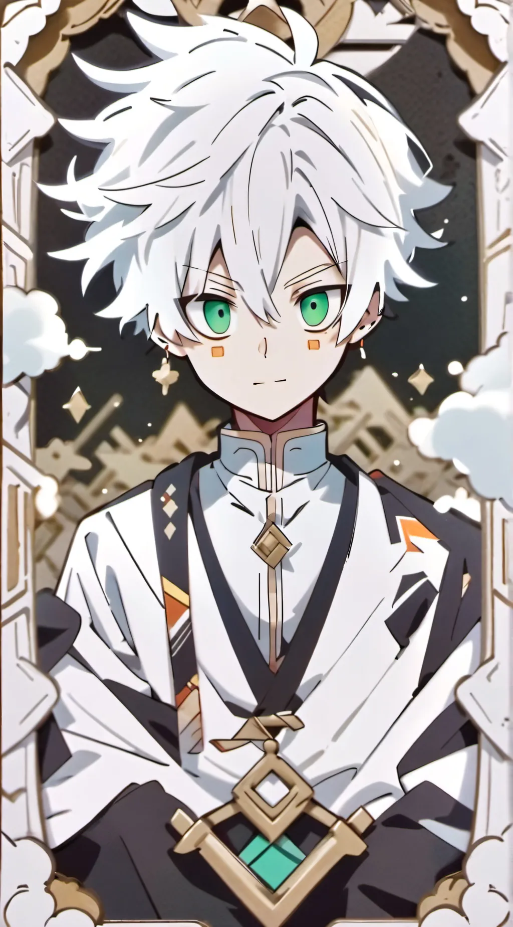 ai character: mha mama boy background