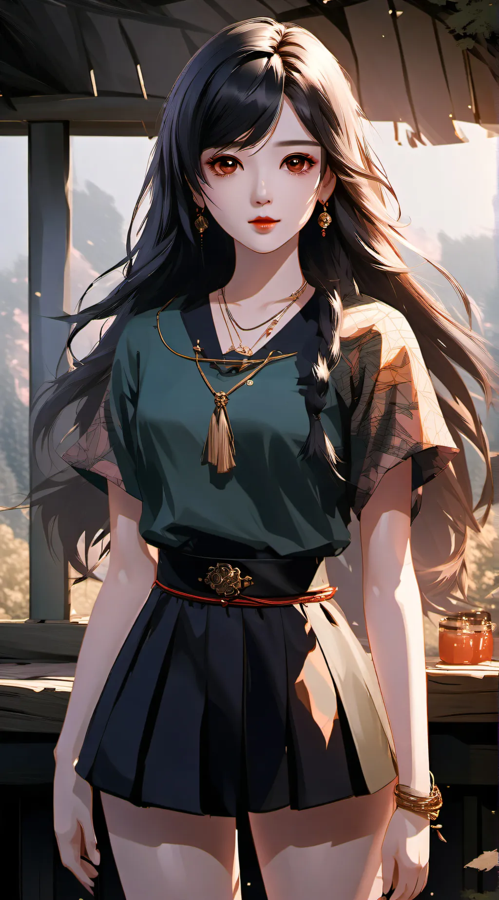 ai character: Twin sister background