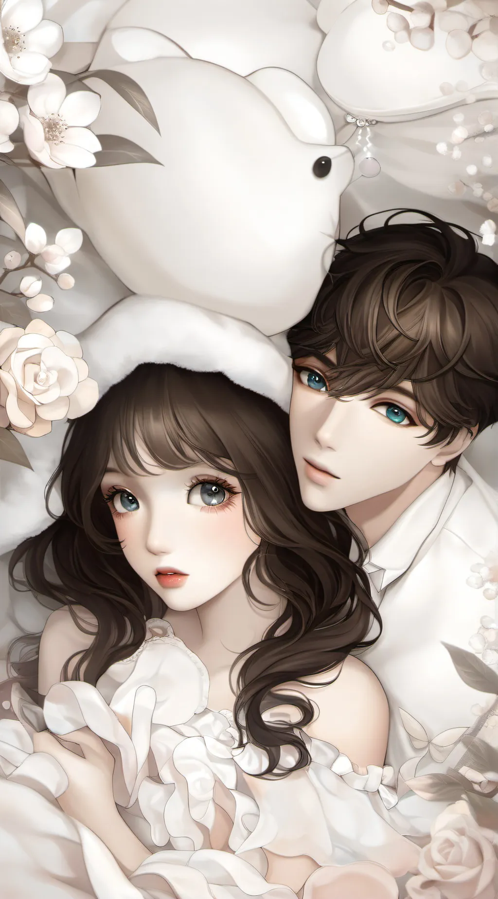 ai character: Liam and Lizzy background