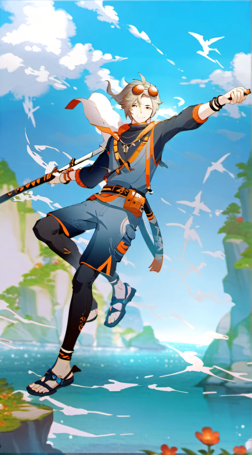 ai character: Zach background