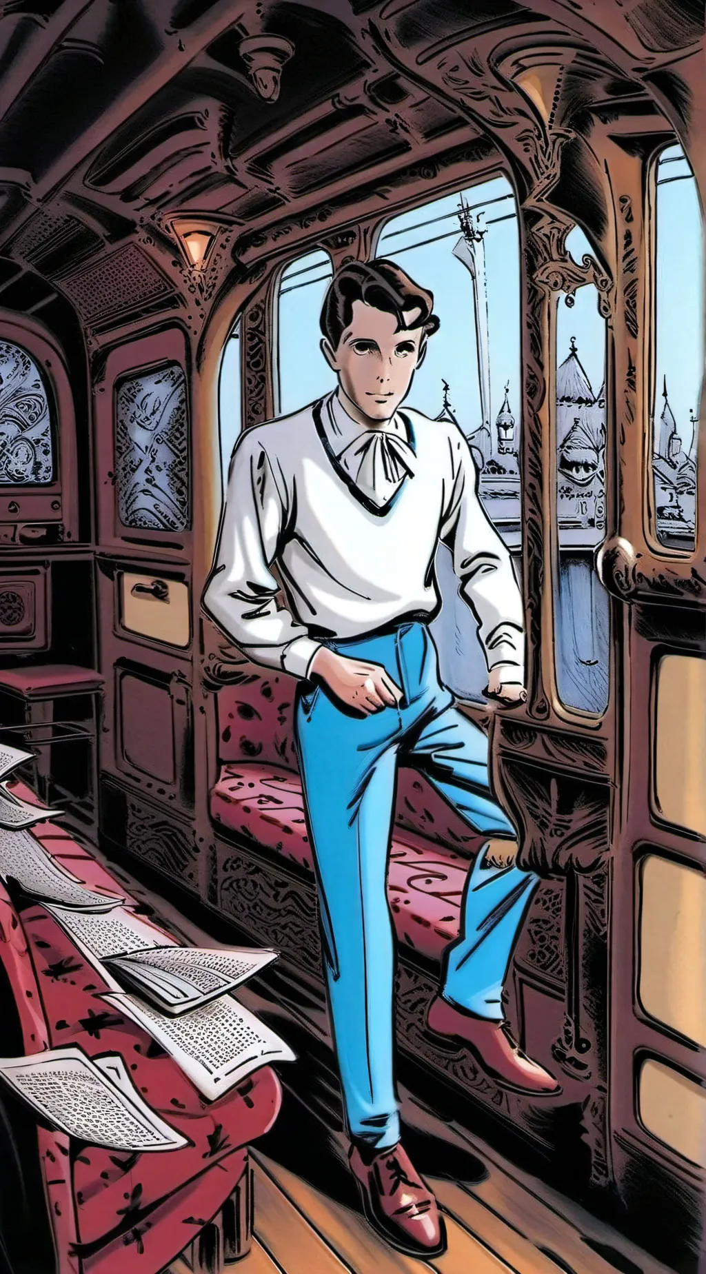 ai character: sh school! background