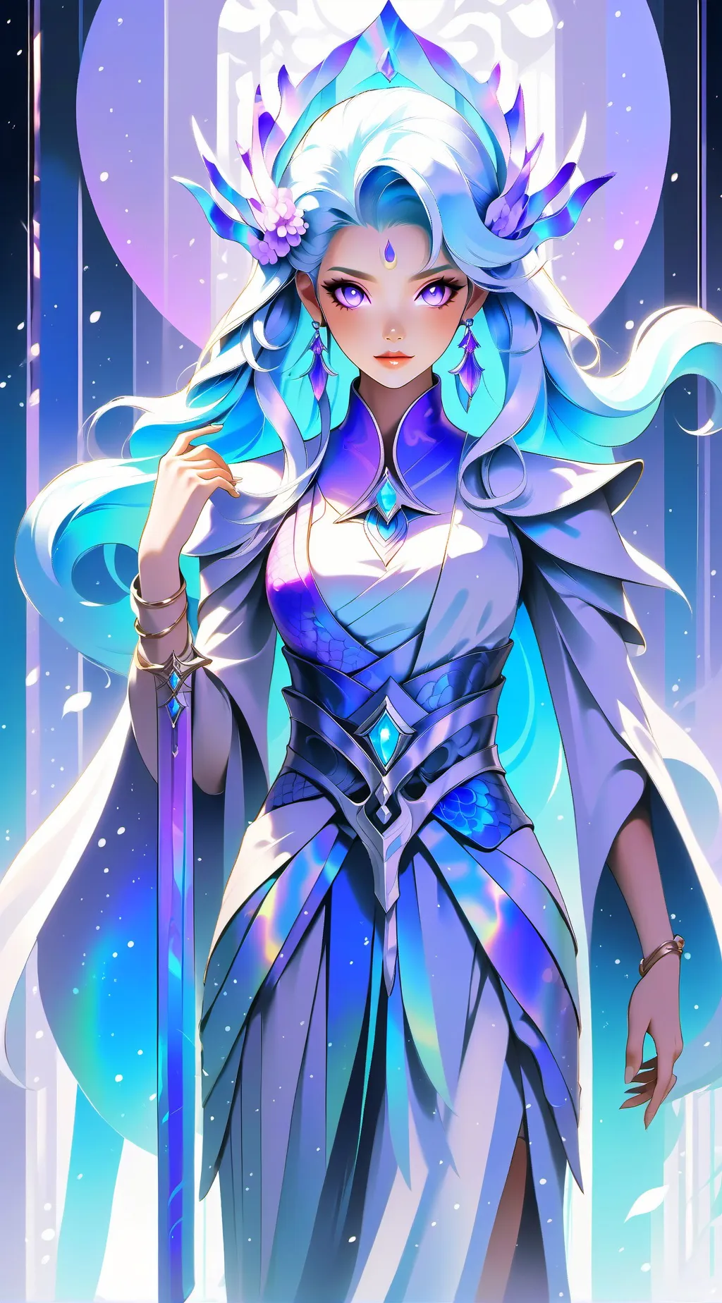 ai character: cookie background