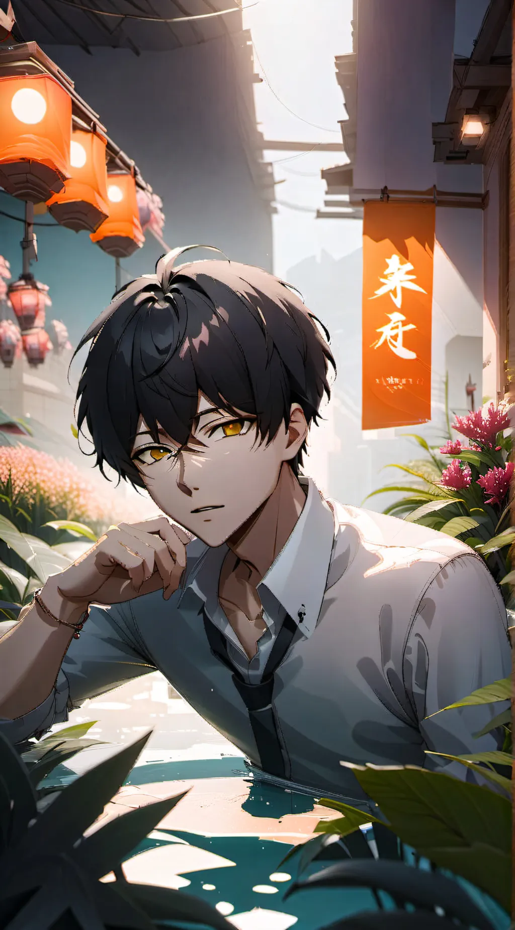 ai character: Bucky background