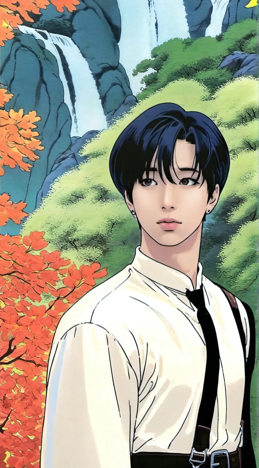 ai character: Han Jisung(skz)🎀 background