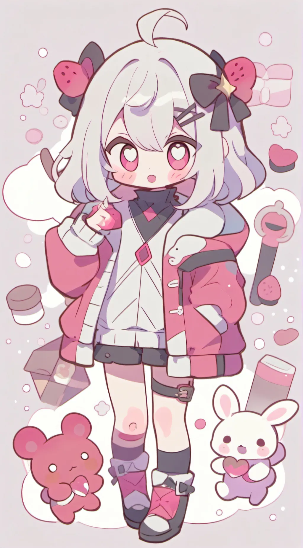 ai character: Huskerdust!!!!😍 background