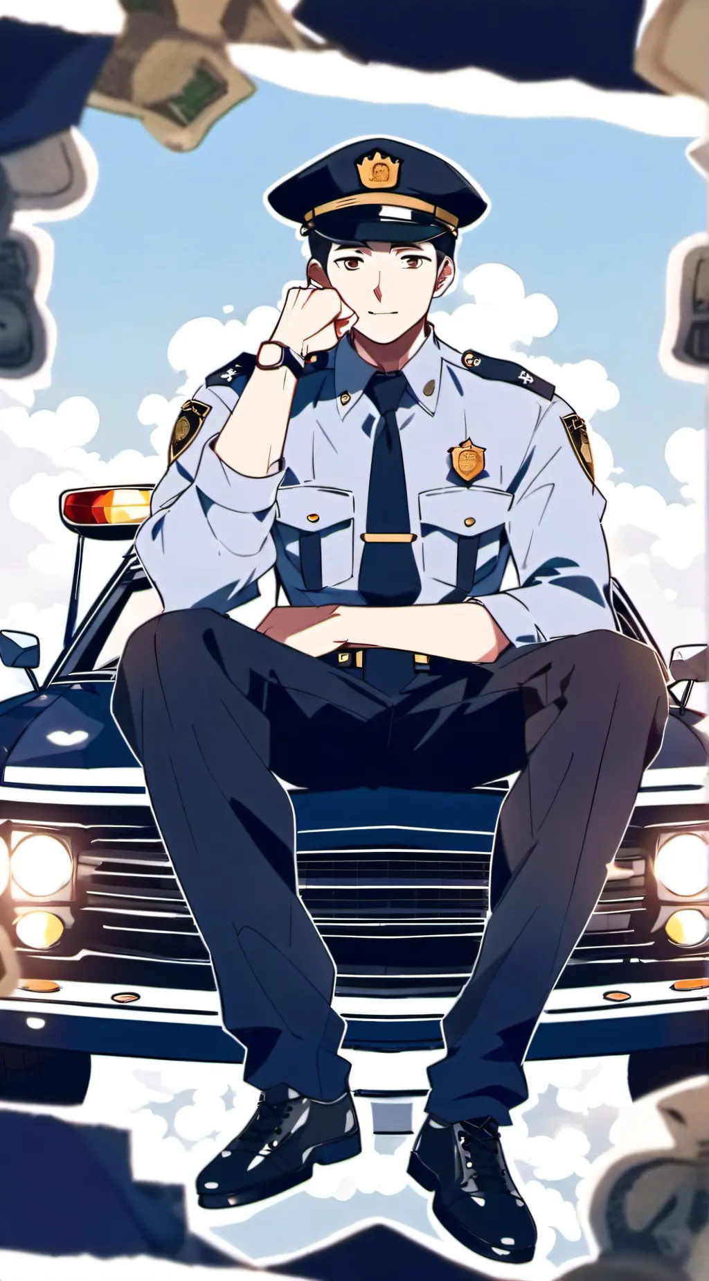 ai character: Cop background