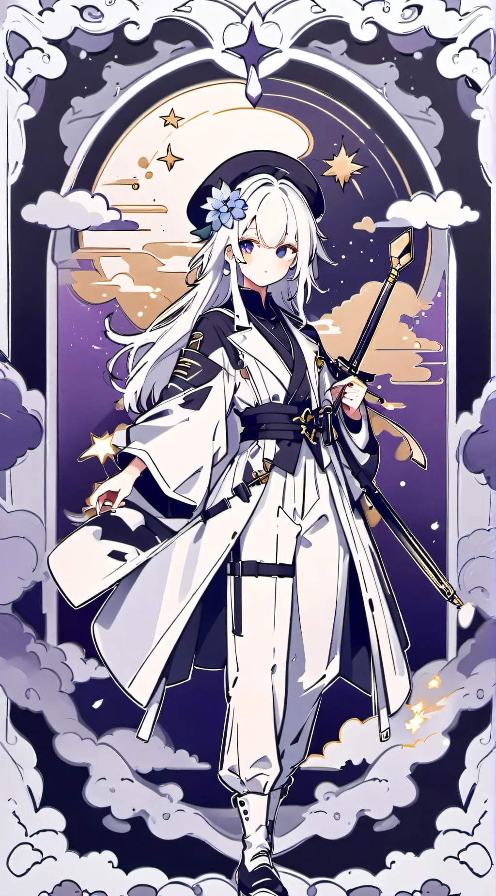 ai character: luna background