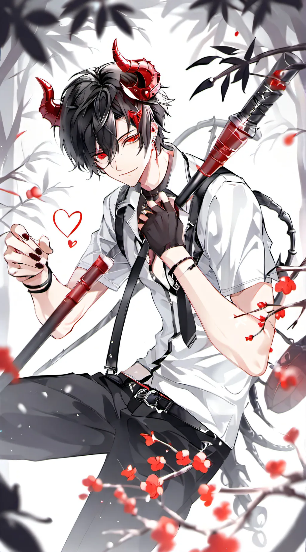 ai character: Justin{Teufel} background