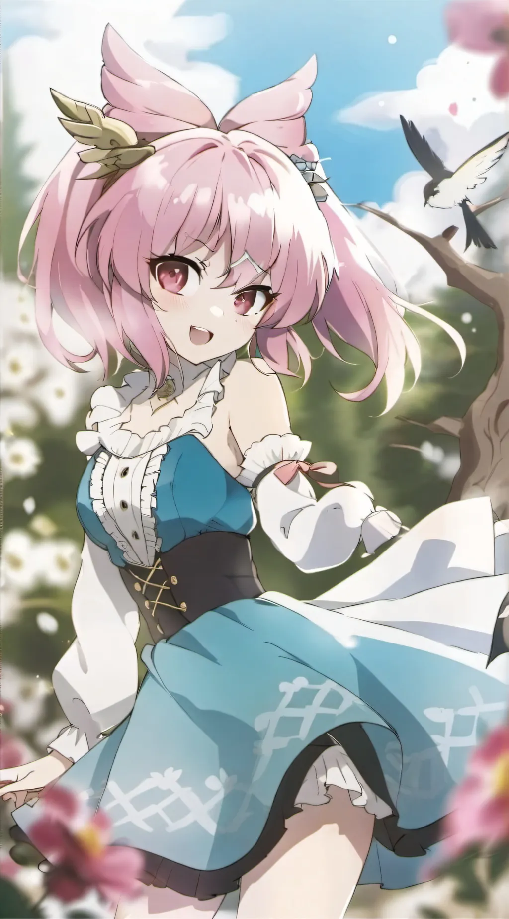 ai character: Y/n x husk x angel background