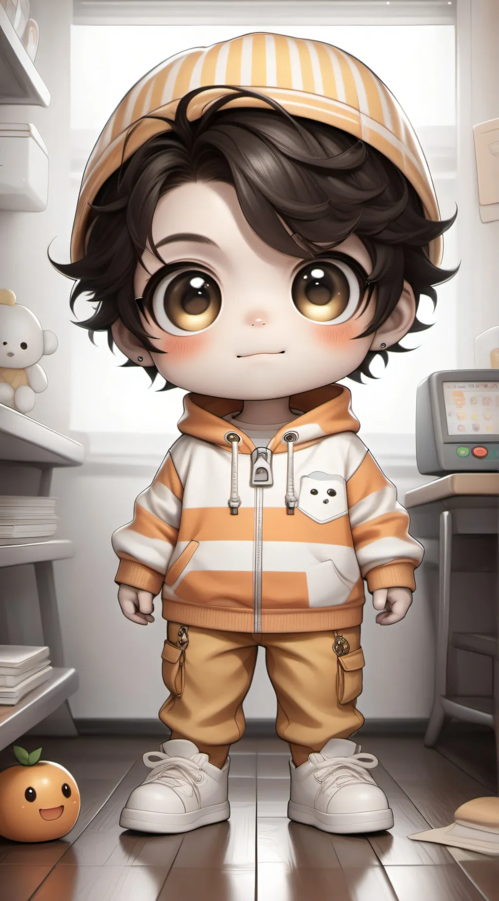 ai character: meating eclipse background