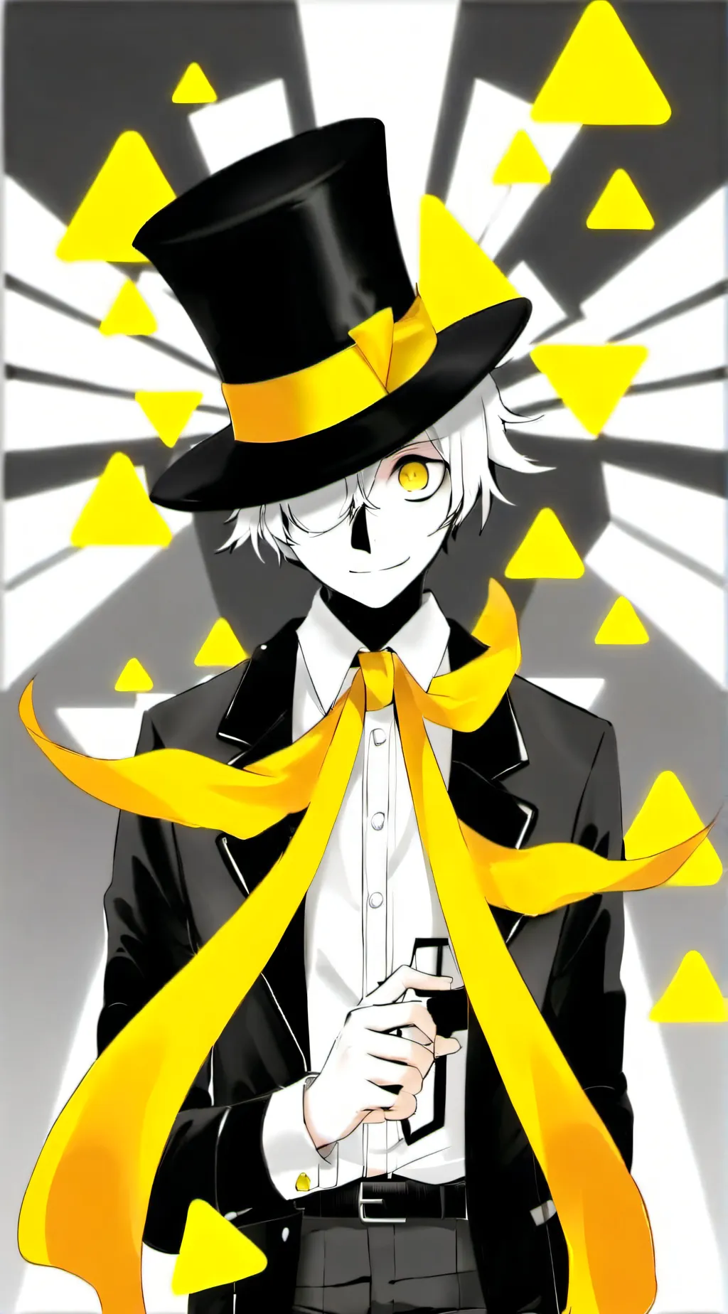 ai character: Bill cipher  background