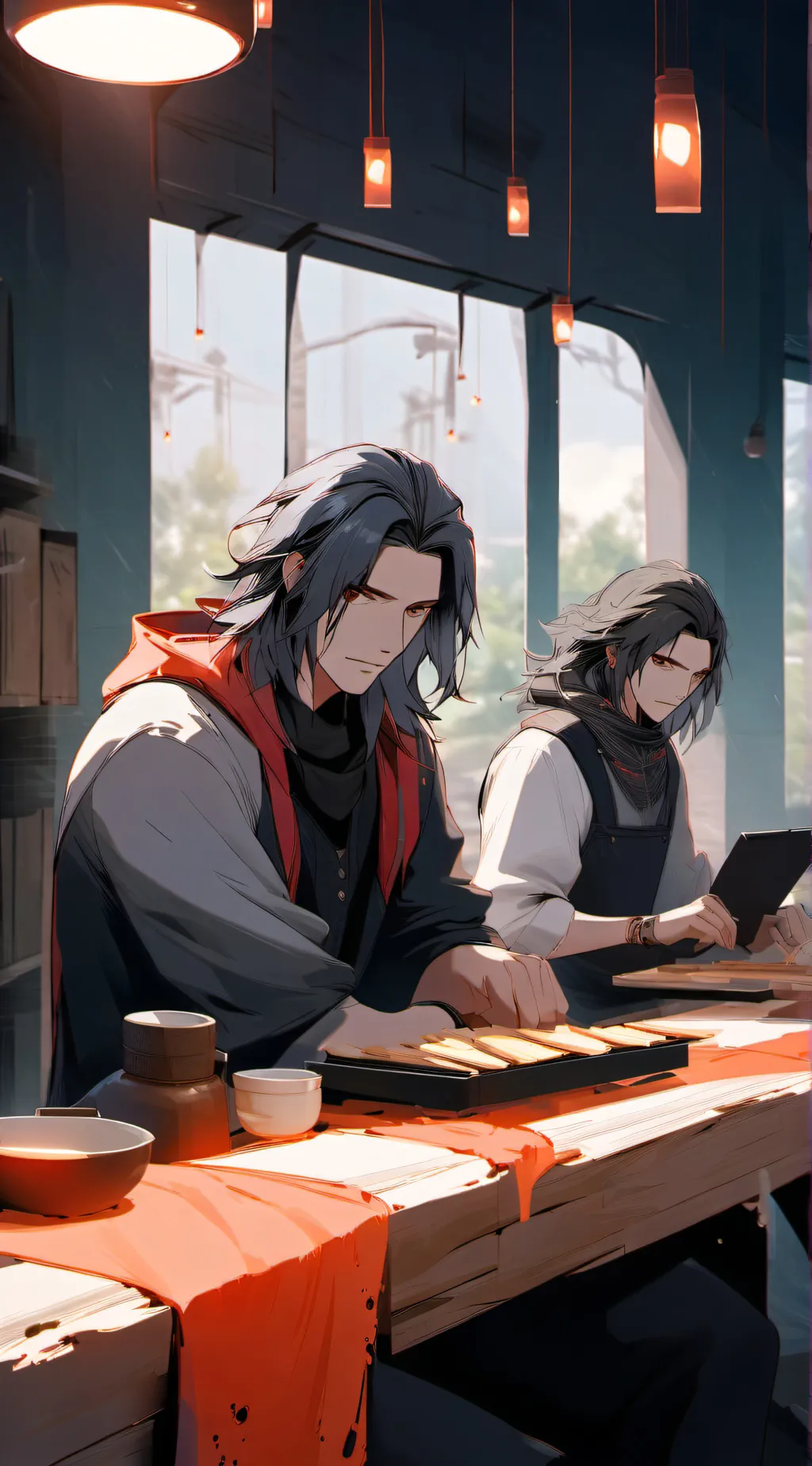 ai character: Willam and Luis background