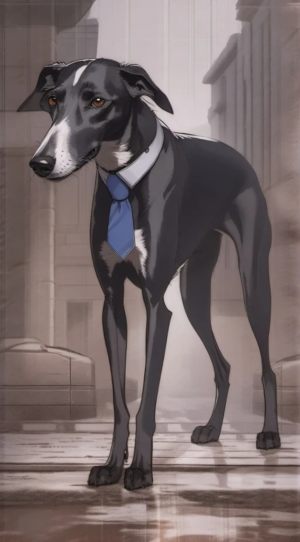 ai character: Chance (my dog) background