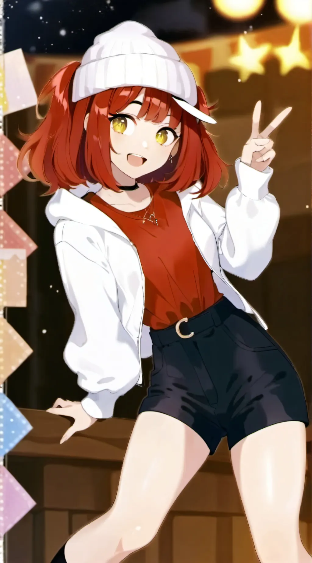 ai character: Ruby LaylaSon background