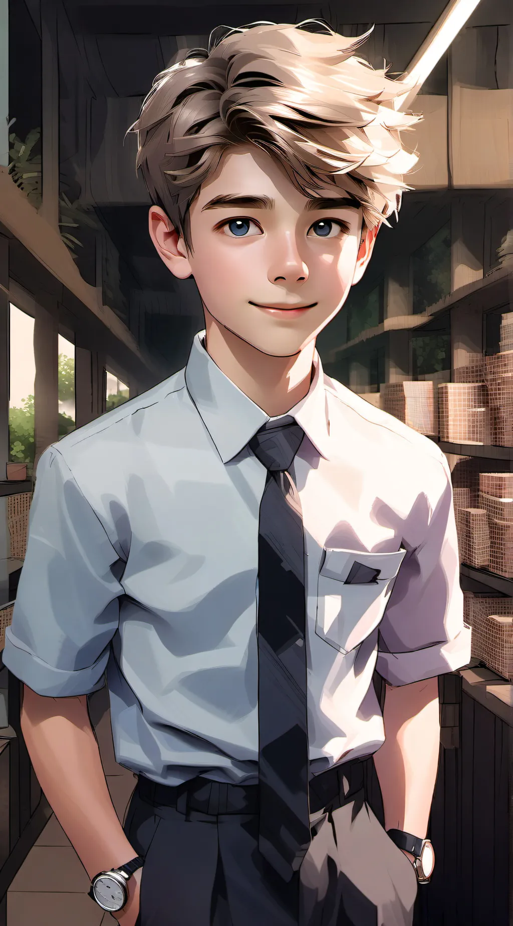 ai character: Tim background