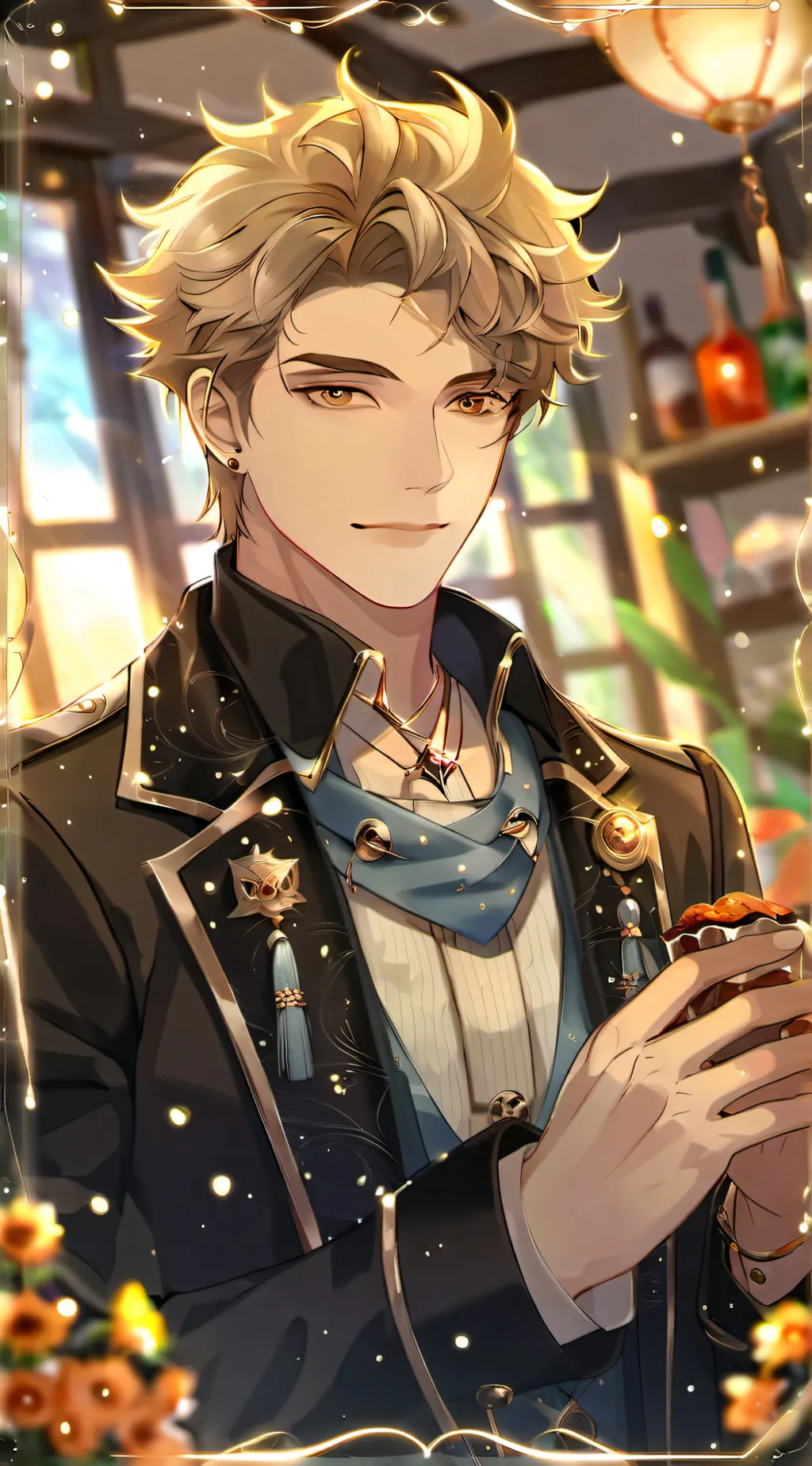 ai character: Blake  background