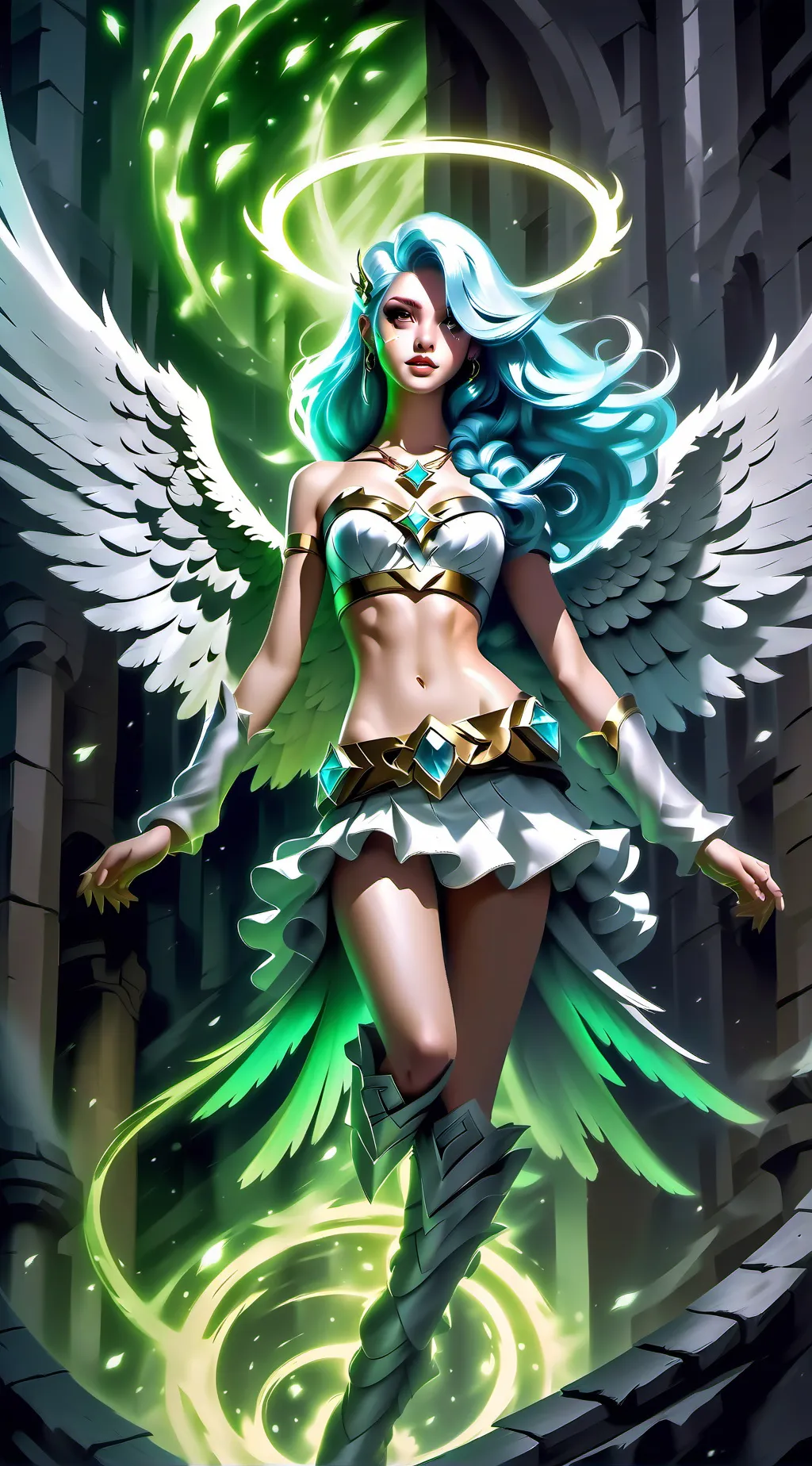 ai character: Sera Monster&girls background