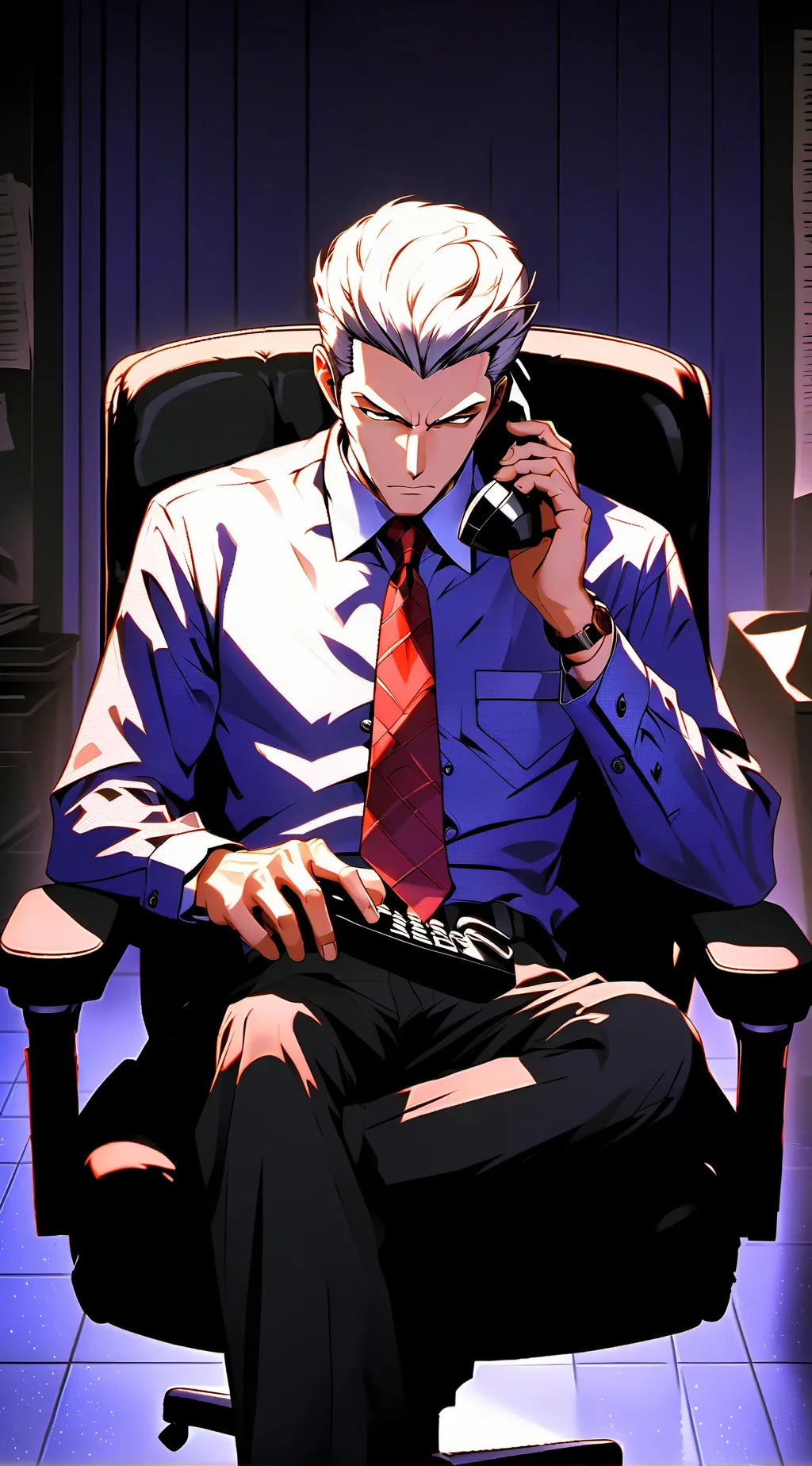 ai character: The Boss background