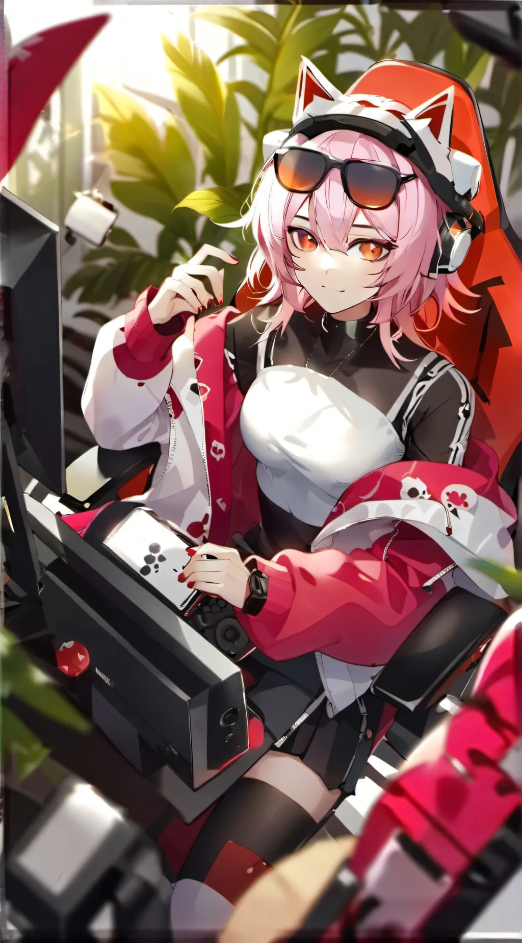 ai character: Gema Raito  background