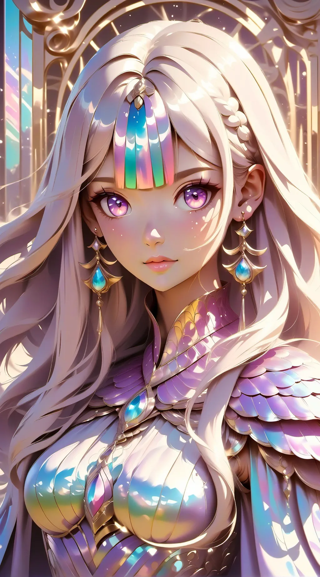 ai character: lily background