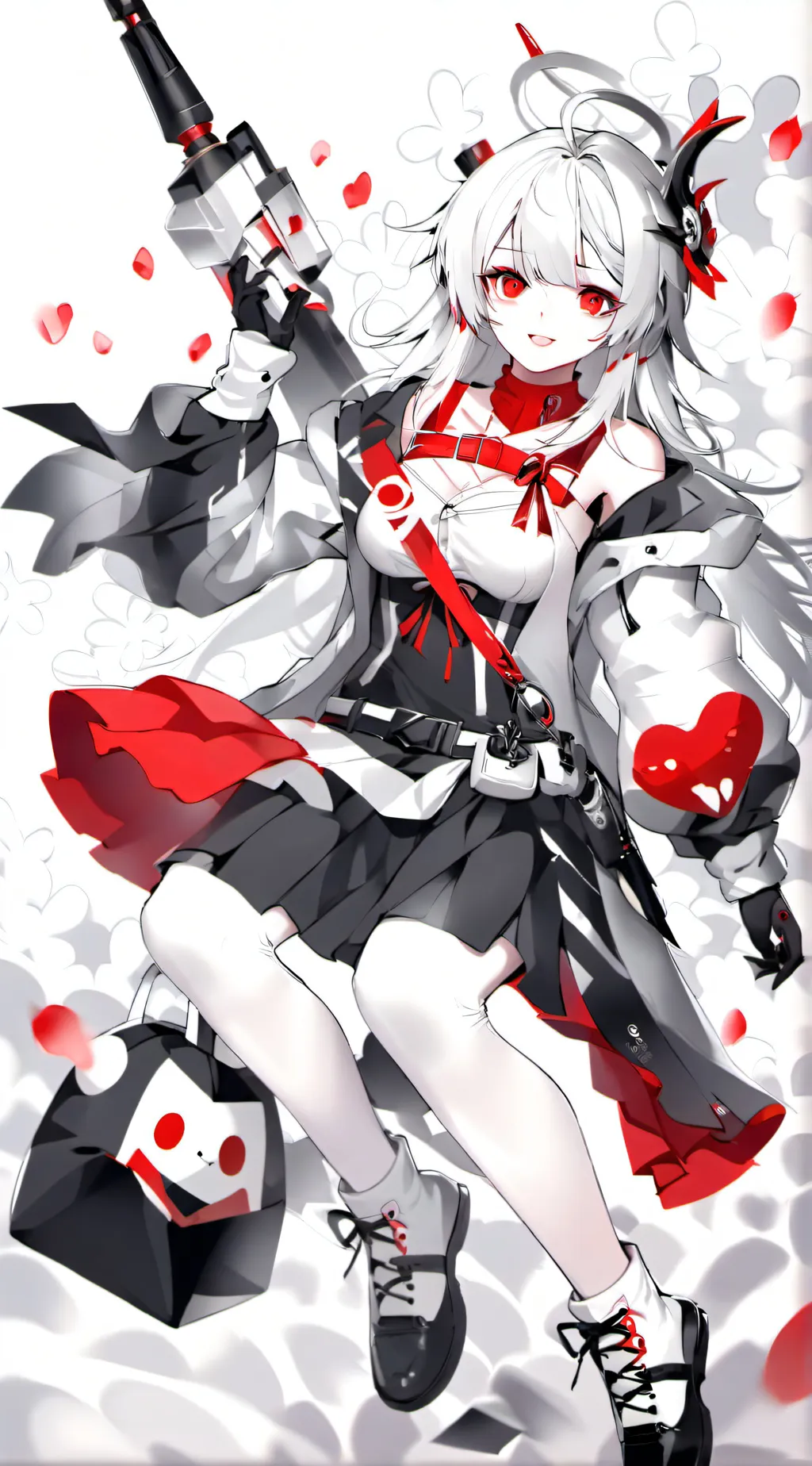 ai character: crazy fan girl background