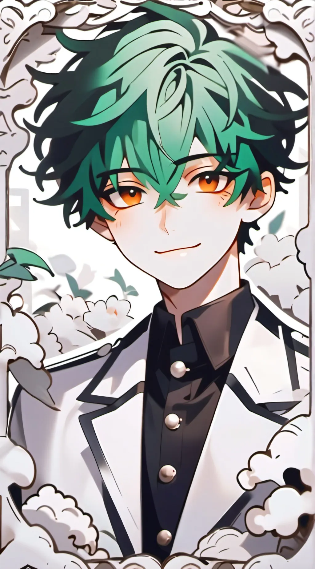 ai character: Deku background